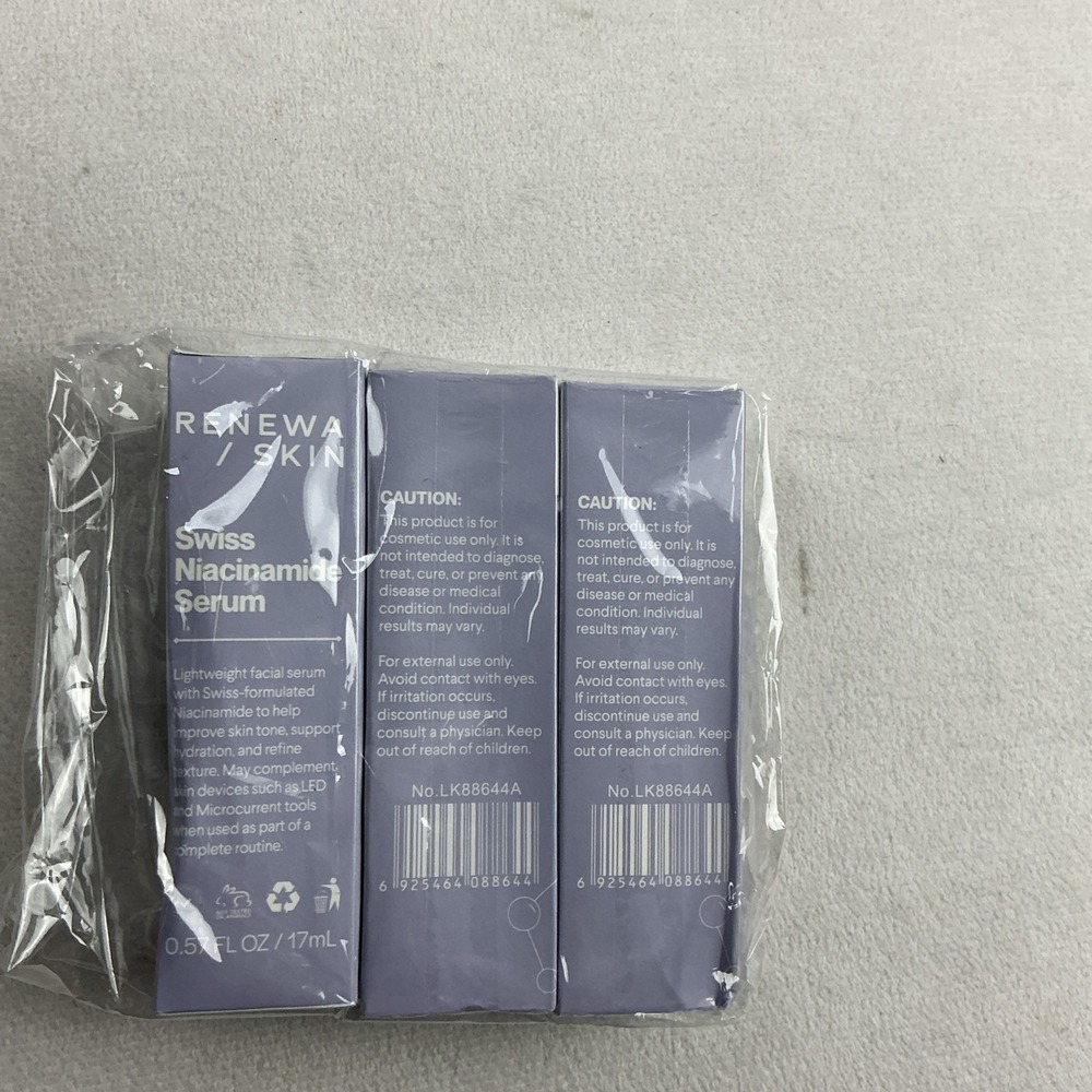 Swiss Niacinamide Serum Lightweight Anti-aging Moisturizing0.57oz Lot Of 3